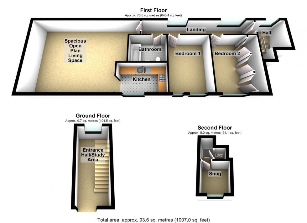 Floorplan for Irthlingborough Road, Wellingborough, NN8