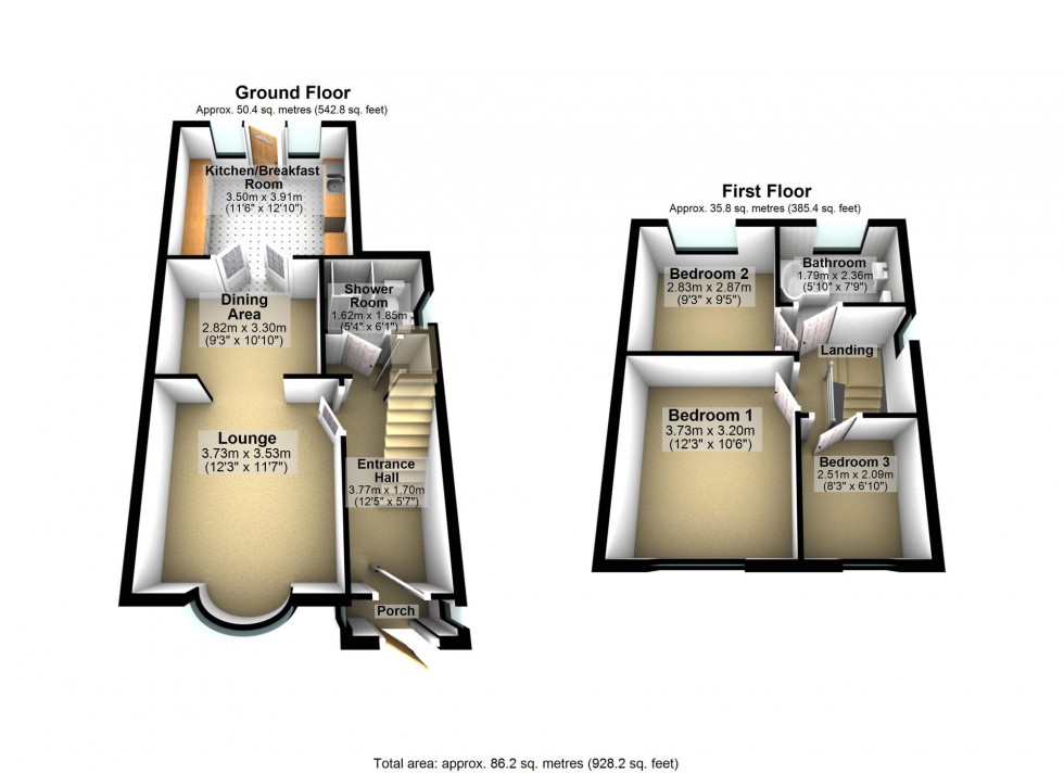 Floorplan for Brickhill Road, Wellingborough, NN8