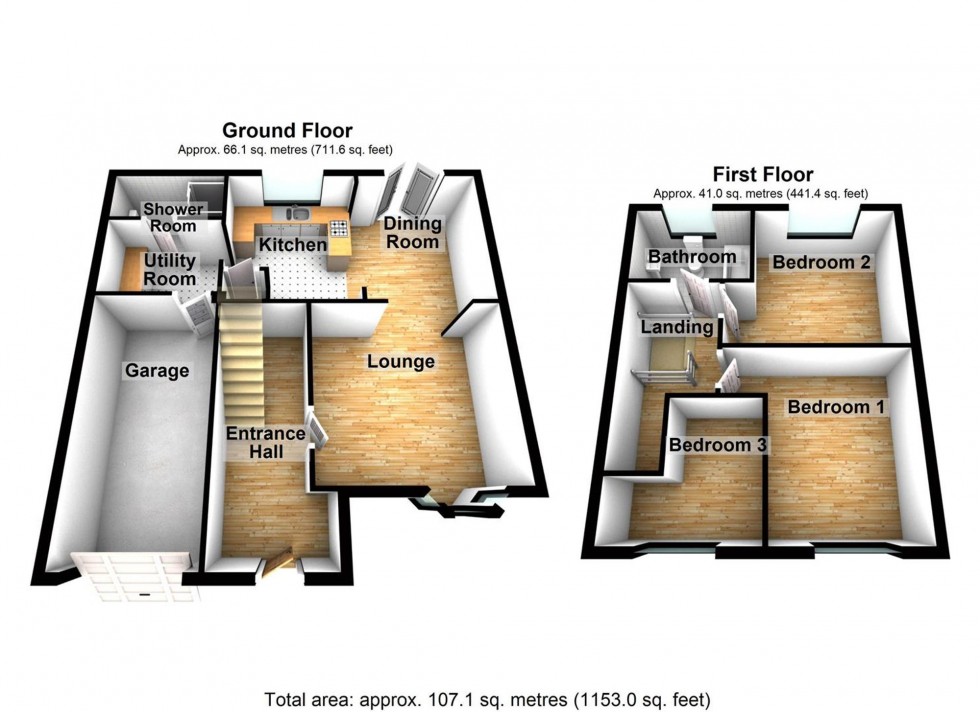 Floorplan for Naseby Close, Wellingborough, NN8