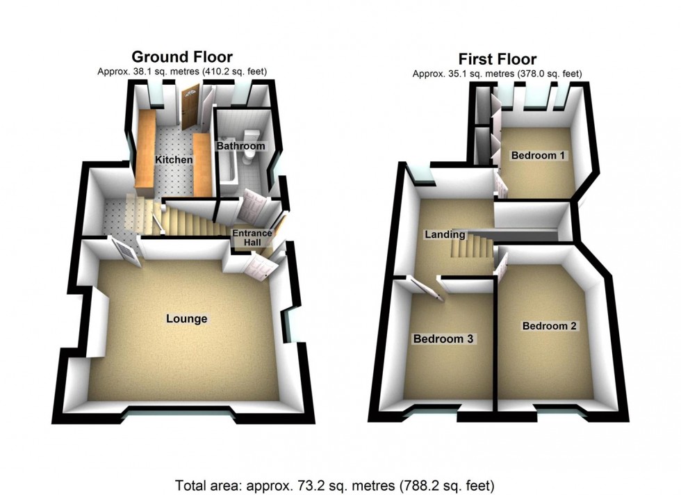 Floorplan for Queensland Gardens, Northampton