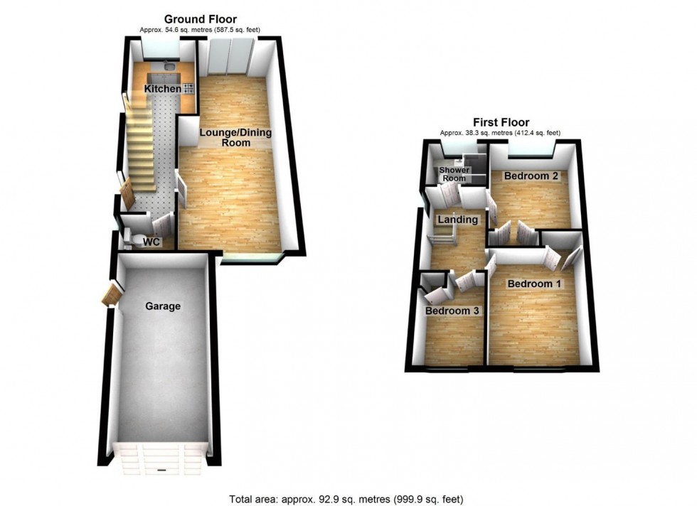 Floorplan for Brickhill Road, Wellingborough