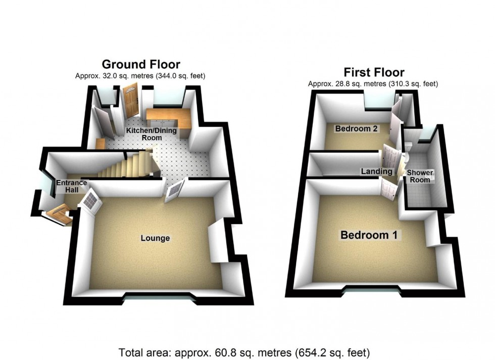 Floorplan for Rosedale Road, Northampton