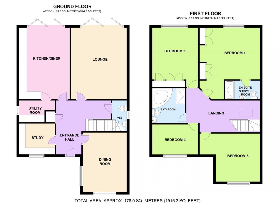 Floorplan for Brickhill Road, Wellingborough