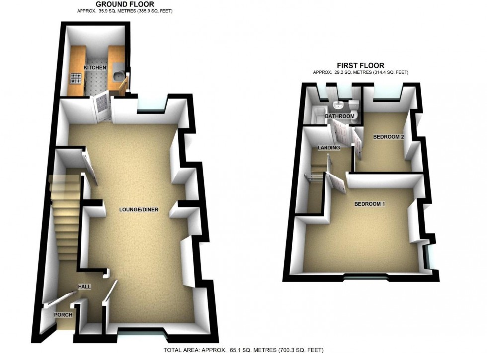 Floorplan for New Street, Wellingborough