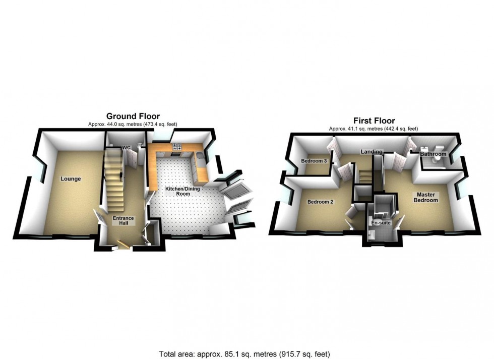 Floorplan for Neptune Road, Wellingbrough