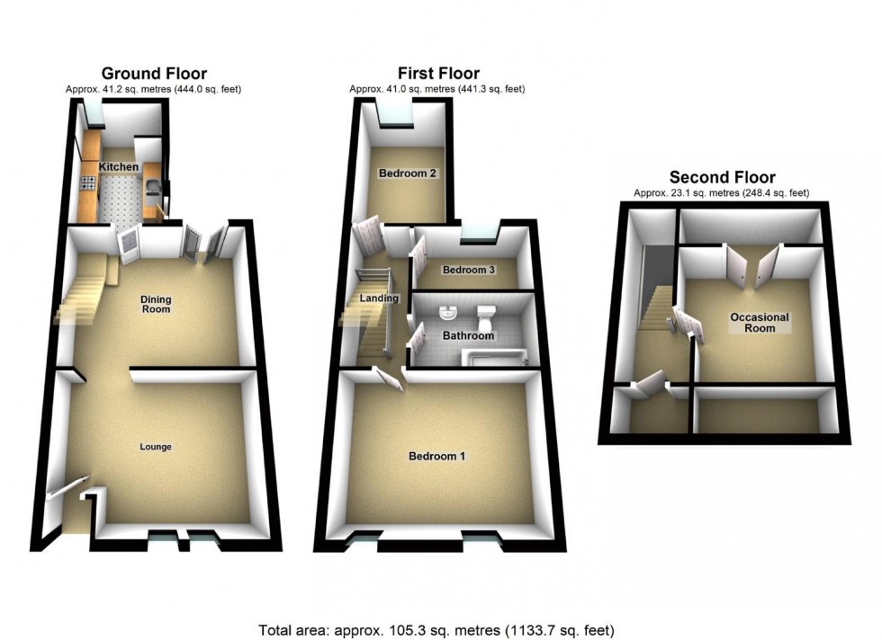 Floorplan for Bedale Road, Wellingborough