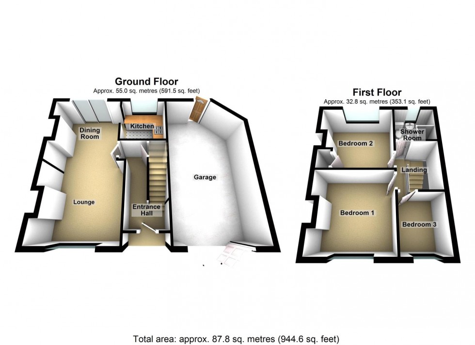 Floorplan for Herriotts Lane, Wellingborough