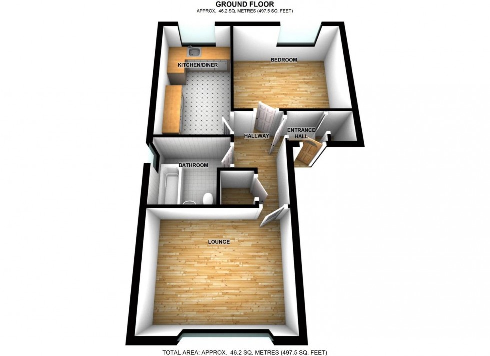 Floorplan for Doddington Court, Wellingborough