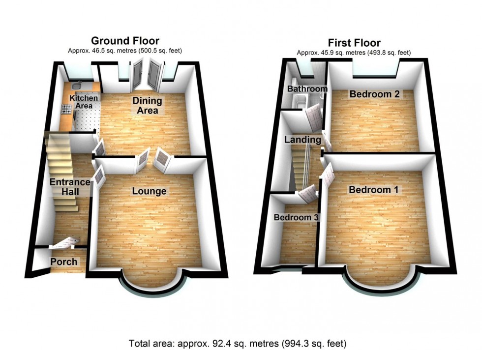 Floorplan for 100 Finedon Road, Wellingborough