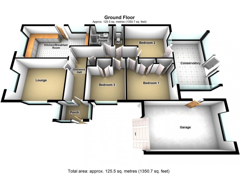 Floorplan for Queensway, Wellingborough