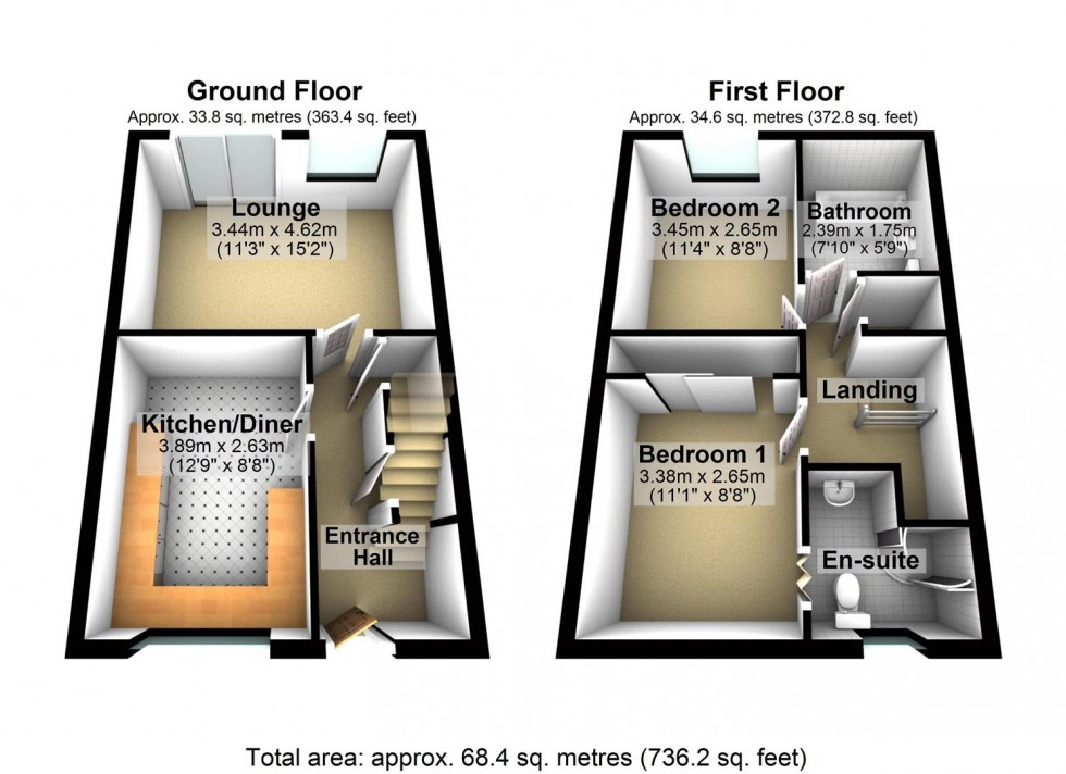 Floorplan for Archfield, Wellingborough