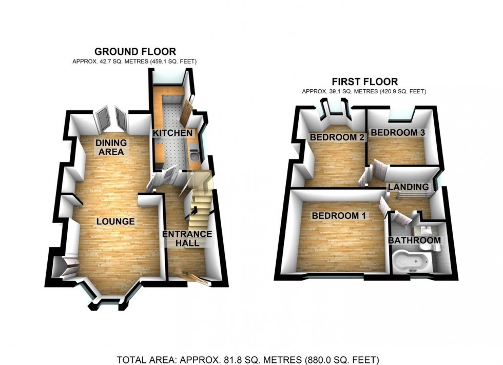 Floorplan for Roberts Street, Wellingborough