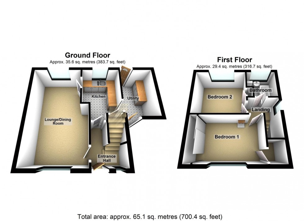 Floorplan for 25 Chaucer Road, Wellingborough