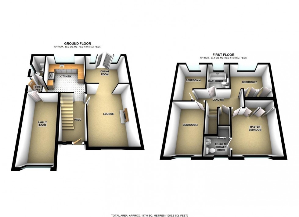 Floorplan for Jacklin Court, Wellingborough