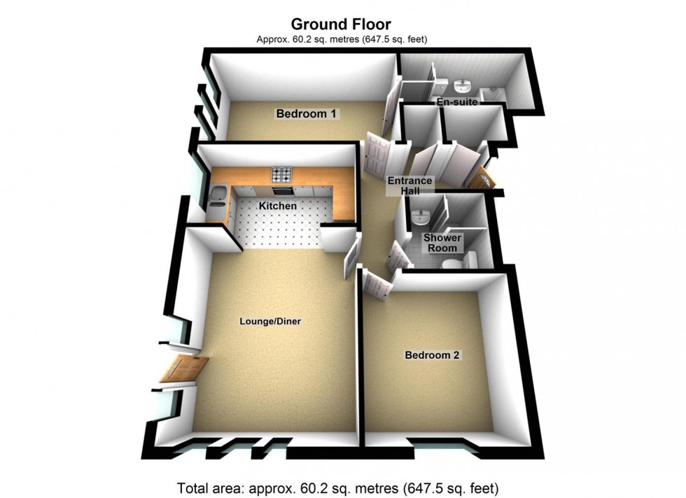 Floorplan for Croyland Road, Wellingborough