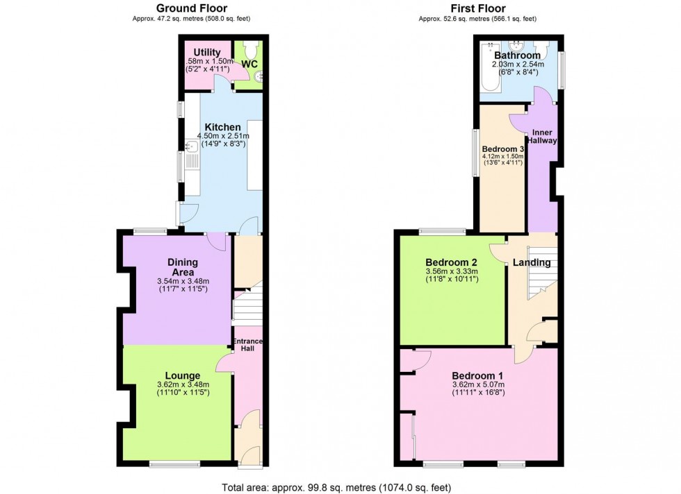 Floorplan for Wellingborough Road, Finedon, Wellingborough