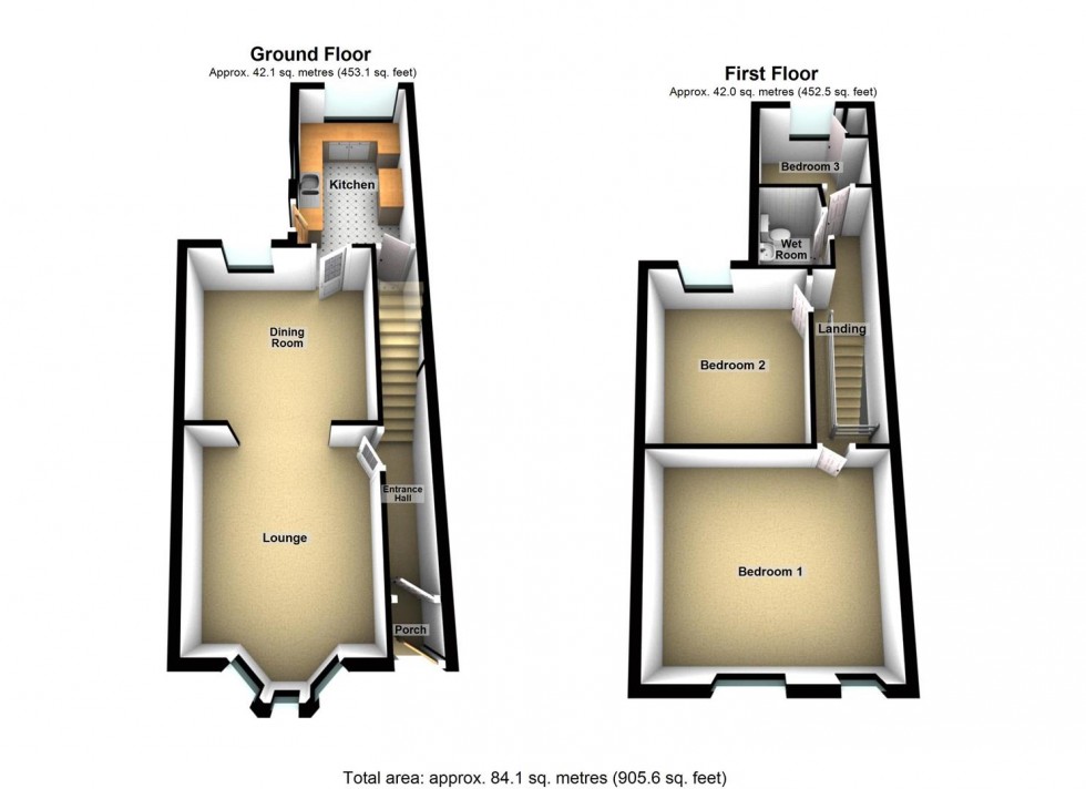 Floorplan for Thomas Street, Wellingborough