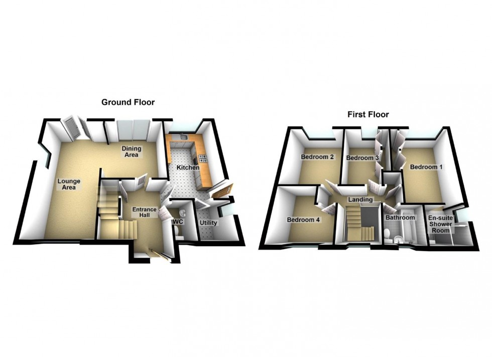 Floorplan for Palmer Close, Wellingborough