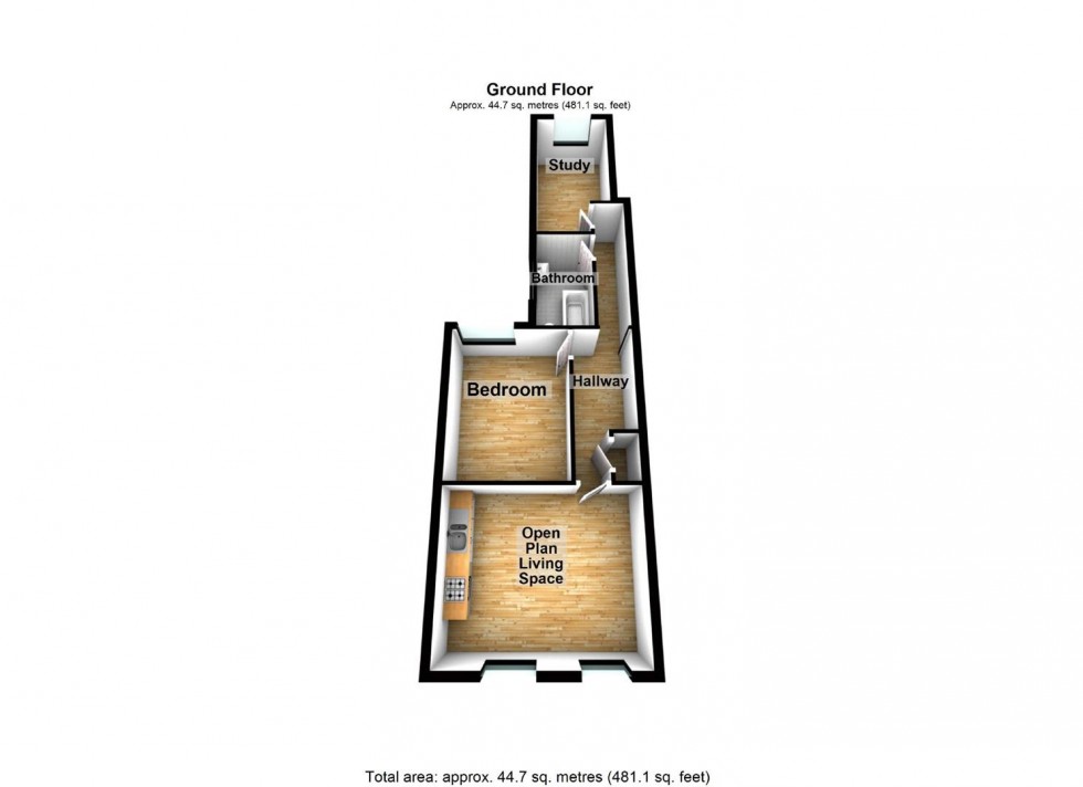 Floorplan for Victoria Road, Wellingborough