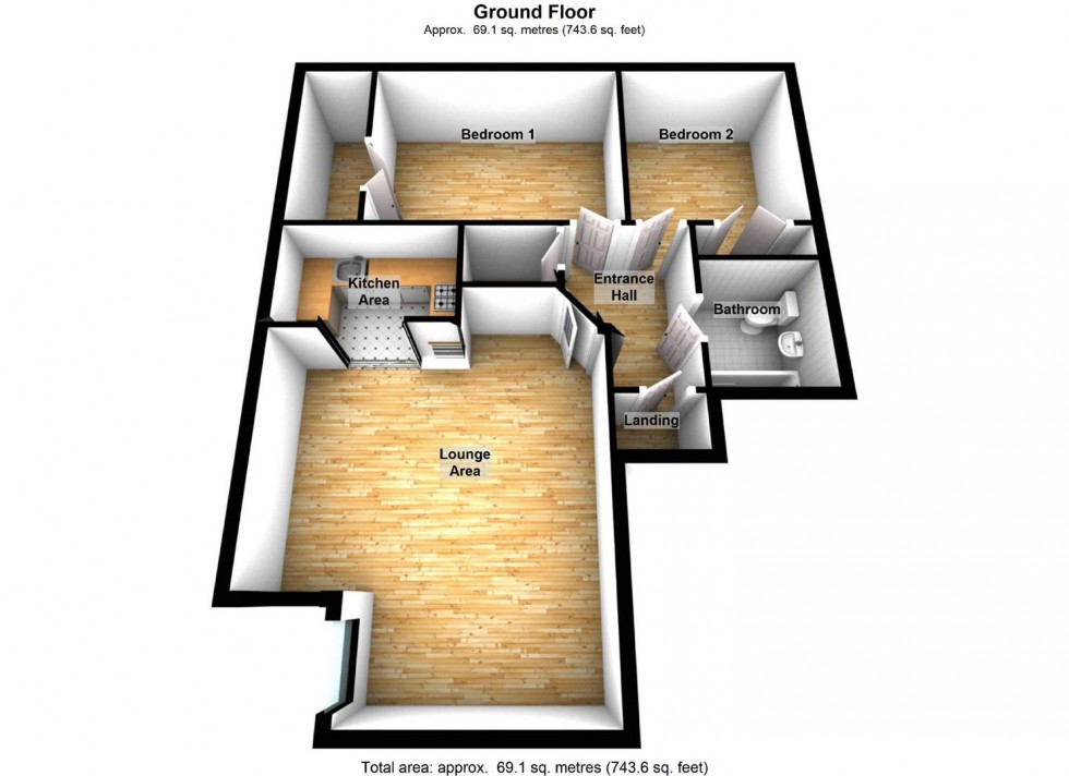 Floorplan for St Marys Paddock, Wellingborough