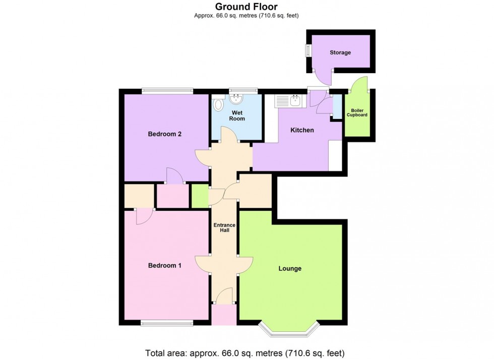 Floorplan for Queensway, Wellingborough