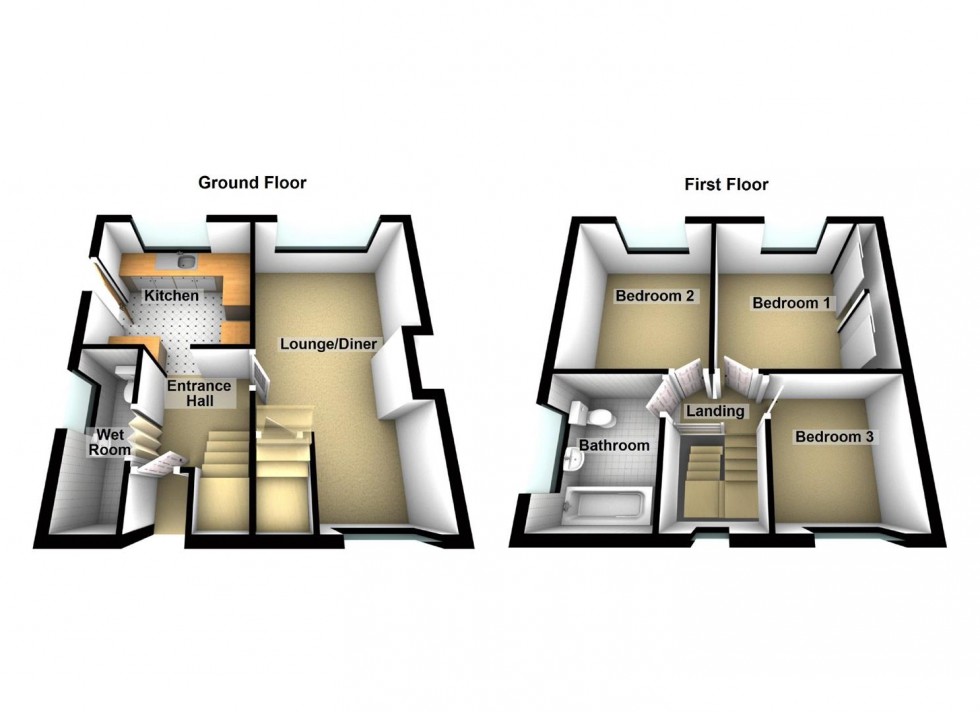 Floorplan for Edinburgh Road, Wellingborough