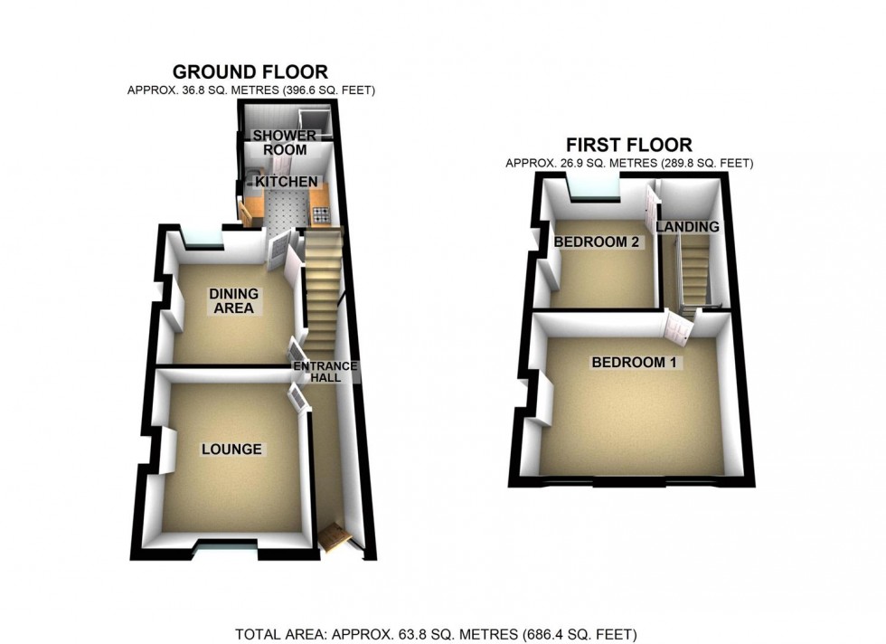 Floorplan for Knox Road, Wellingborough