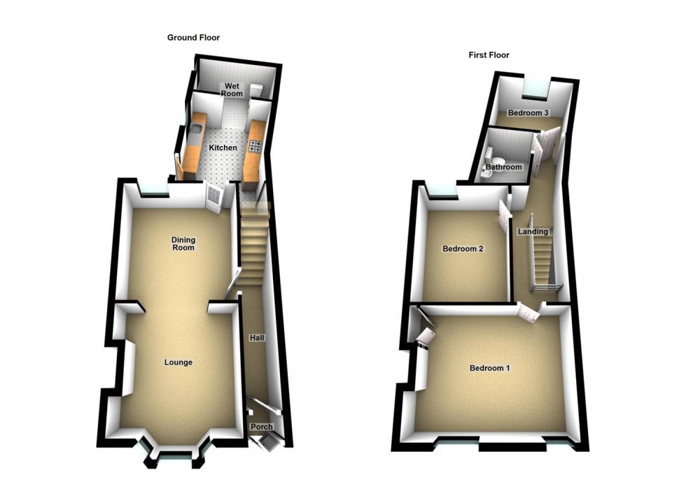 Floorplan for Gold Street, Wellingborough