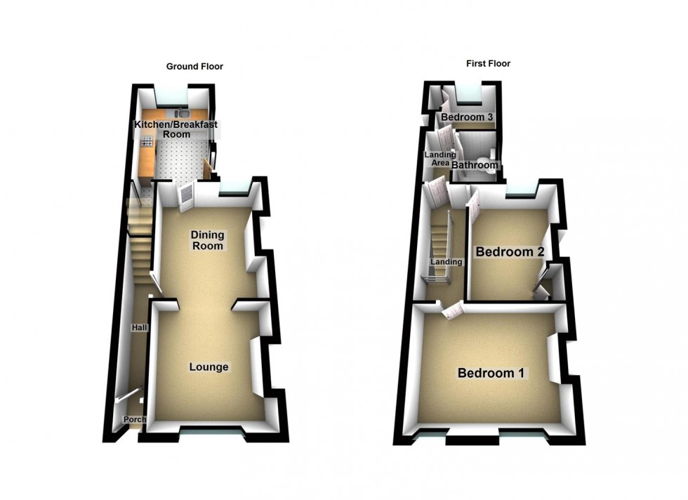 Floorplan for Bedale Road, Wellingborough