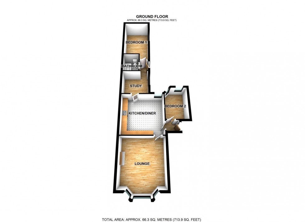 Floorplan for Hatton Street, Wellingborough