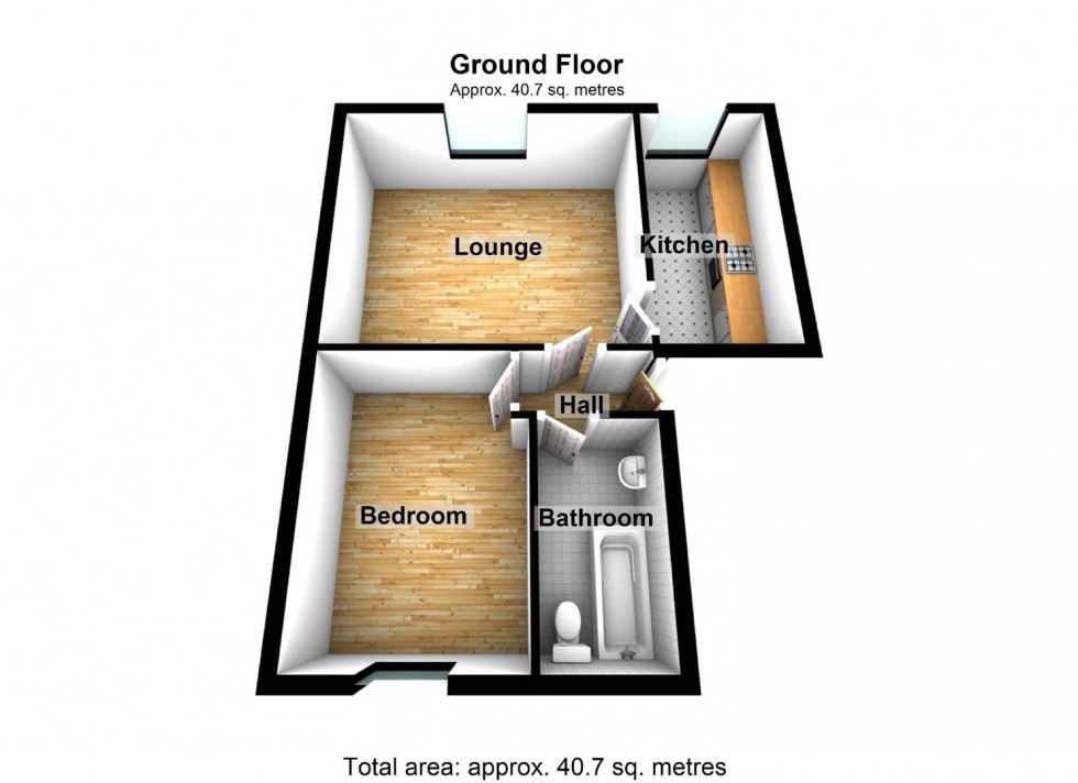 Floorplan for Redwell Mews, Redwell Road, Wellingborough