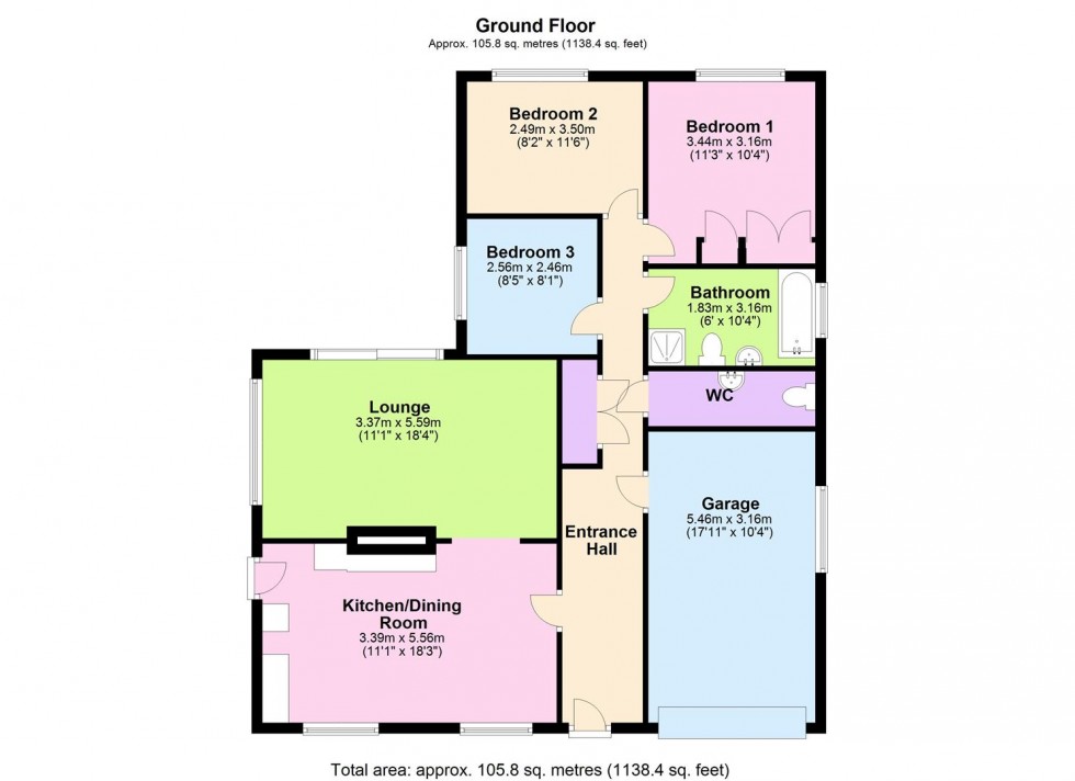 Floorplan for Easton Way, Grendon, Northampton