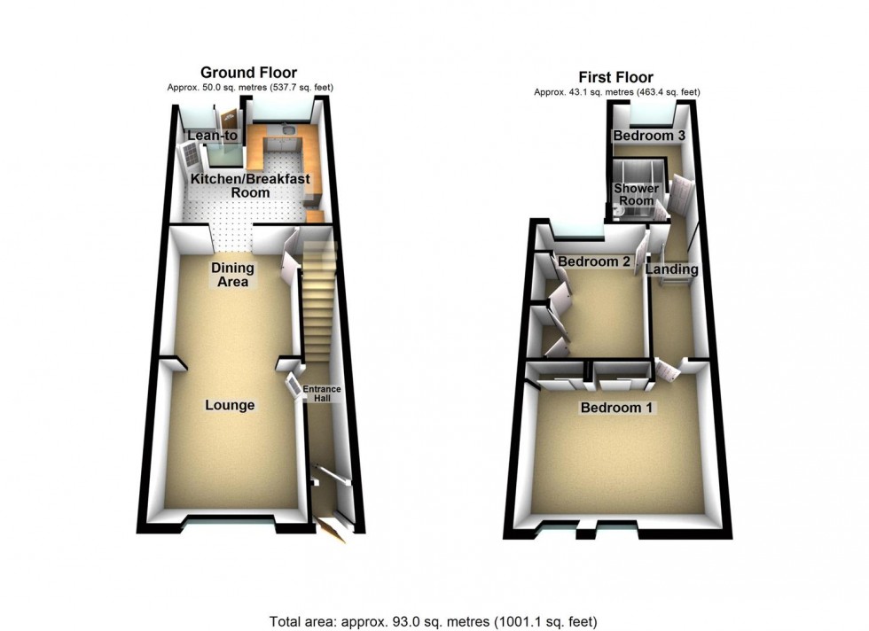 Floorplan for George Street, Wellingborough