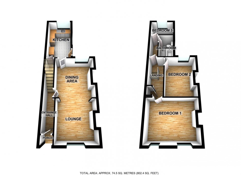 Floorplan for Avenue Road, Wellingborough