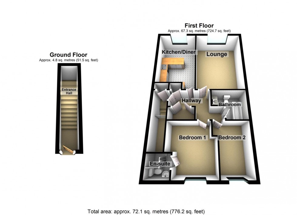 Floorplan for Archfield, Wellingborough