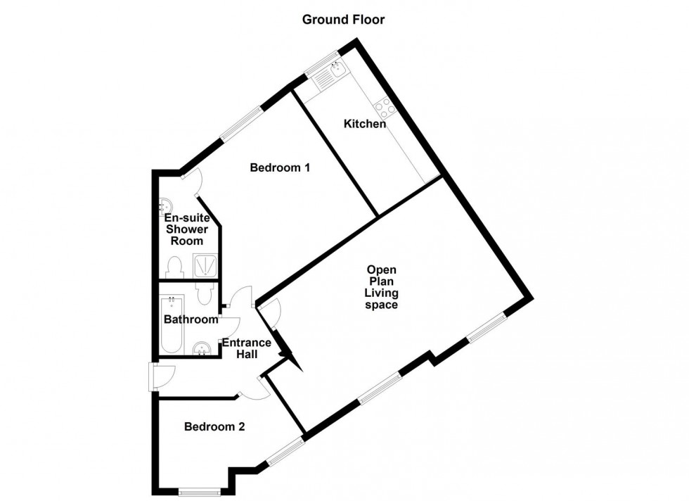 Floorplan for St. Rochus Drive, Wellingborough