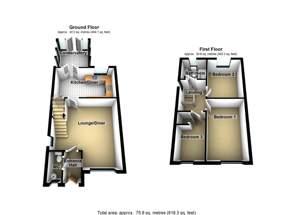 Floorplan for Wilkie Road, Wellingborough