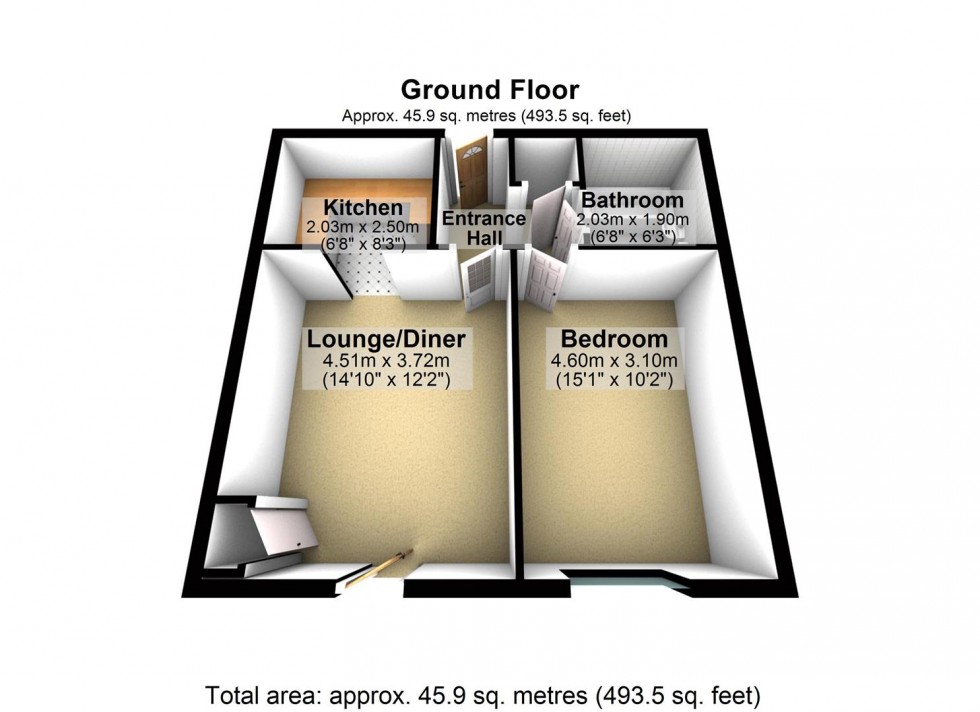 Floorplan for Paling Close, Wellingborough