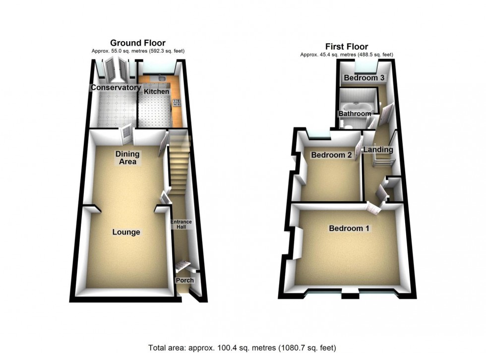 Floorplan for Regent Street, Kettering