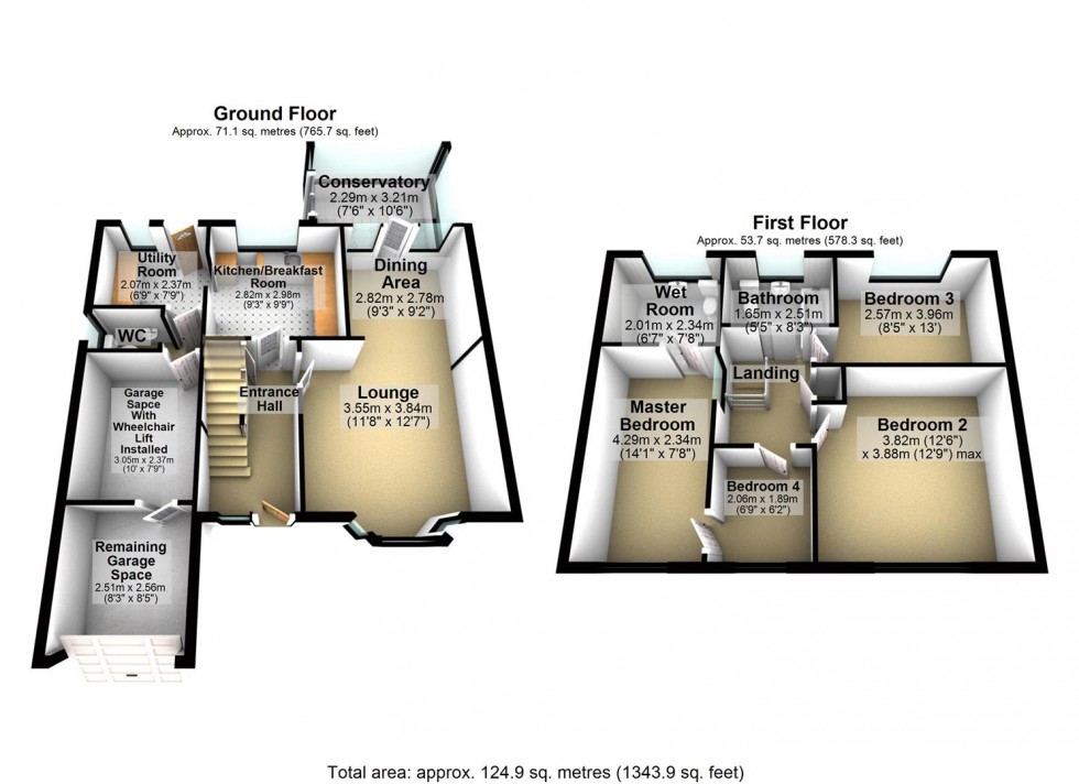 Floorplan for The Glade, Wellingborough