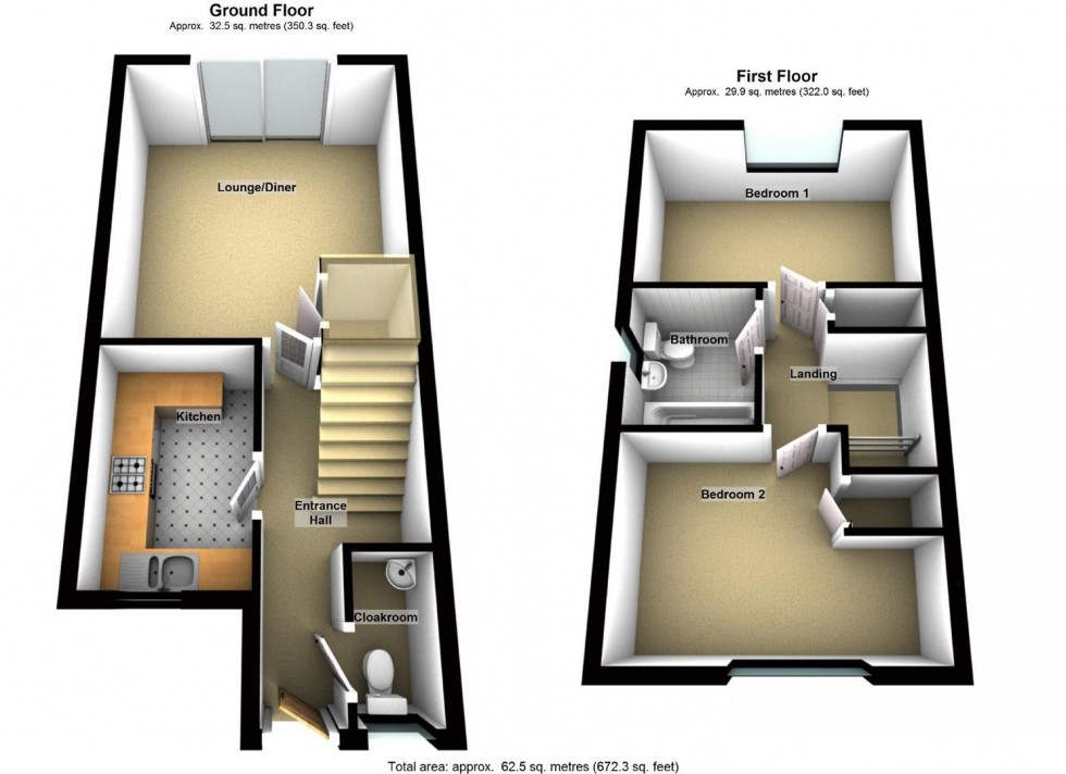 Floorplan for Butterfields, Wellingborough