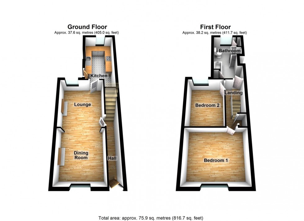 Floorplan for Great Park Street, Wellingborough