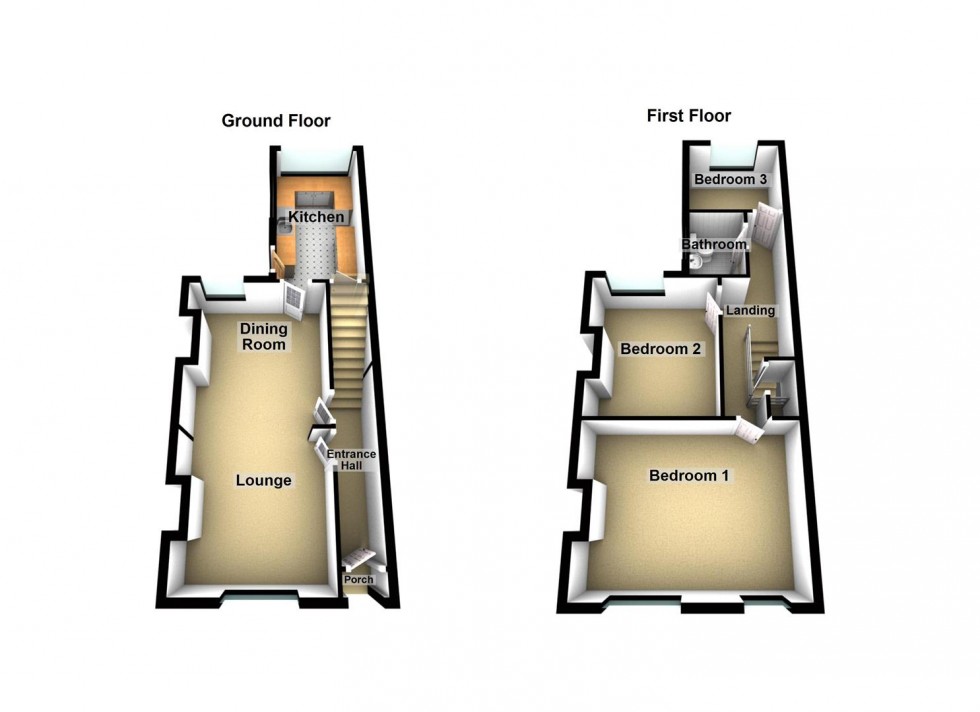 Floorplan for St. Barnabas Street, Wellingborough