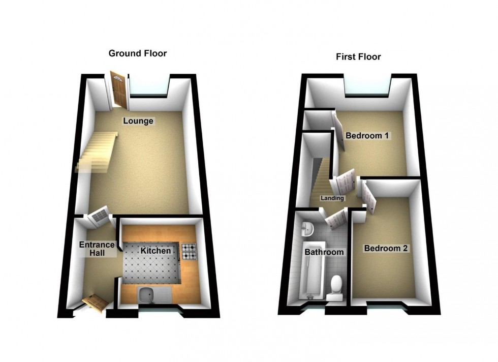 Floorplan for Castle Road, Wellingborough