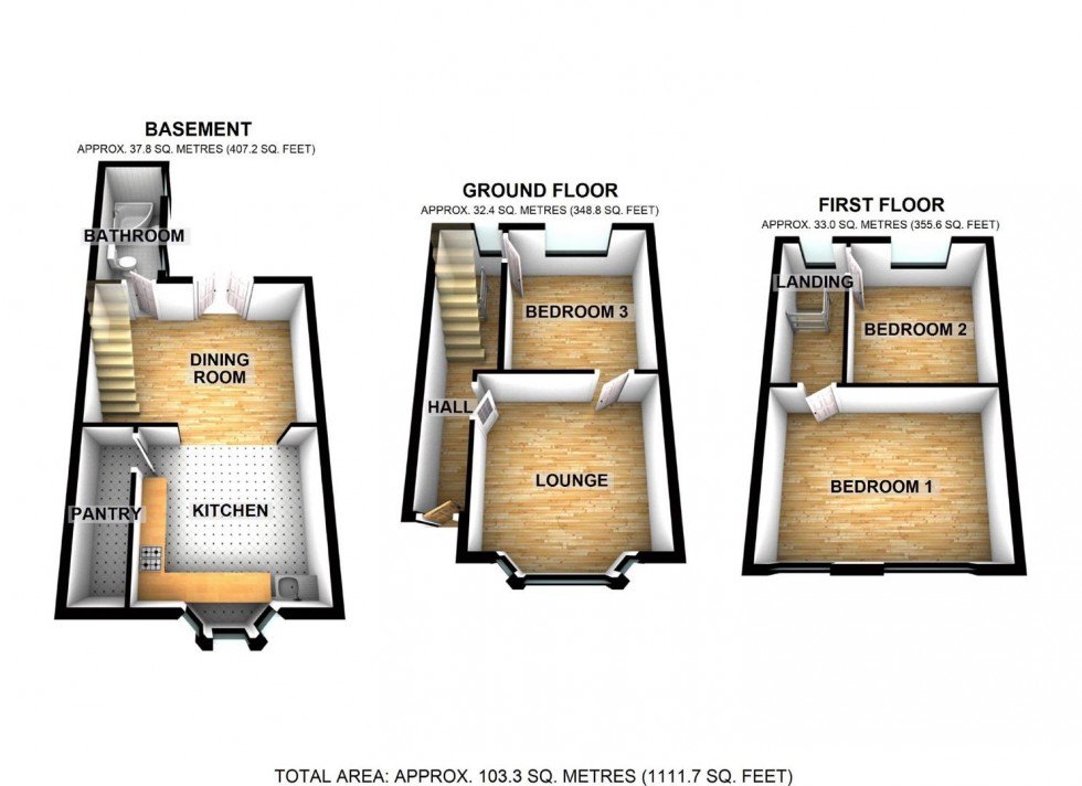 Floorplan for Knox Road, Wellingborough