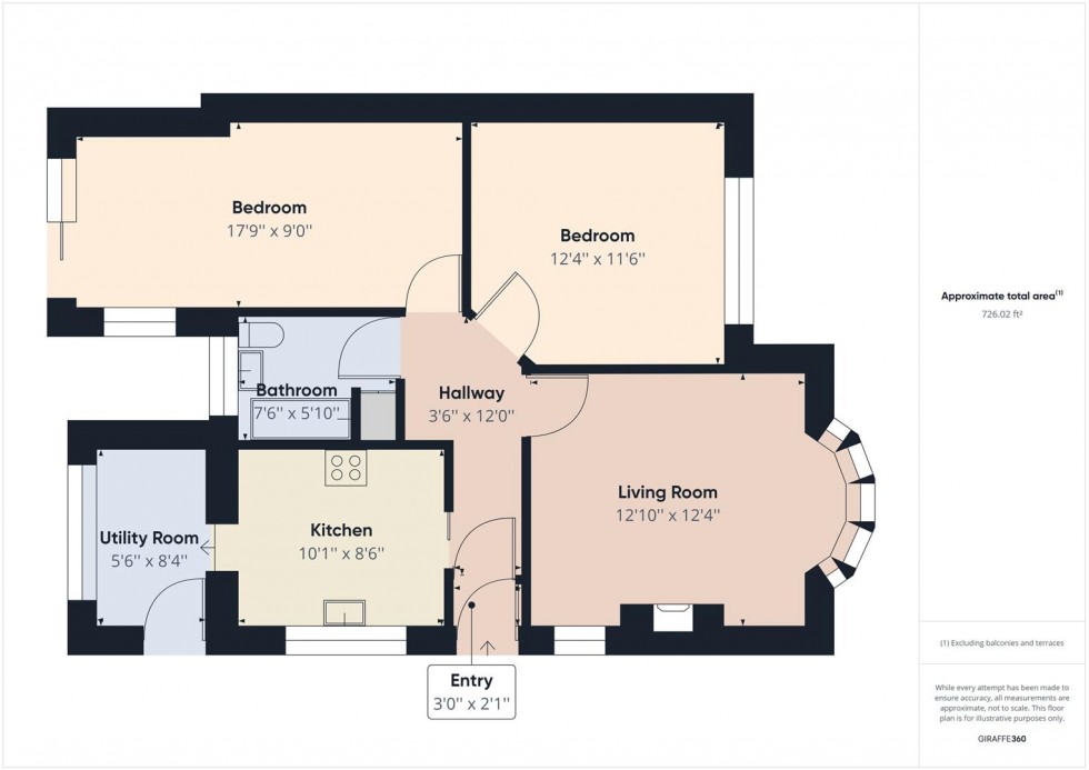 Floorplan for Cedar Way, Wellingborough