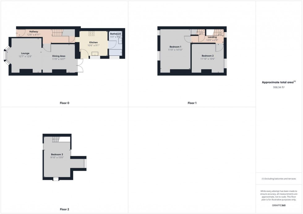 Floorplan for St. Barnabas Street, Wellingborough