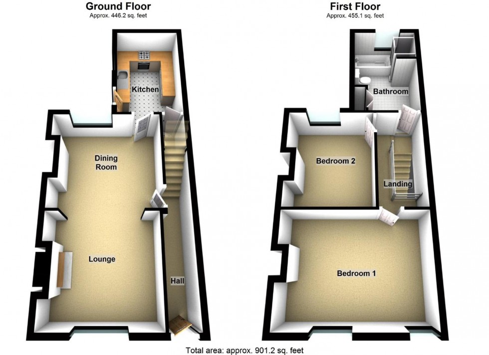 Floorplan for Harrowden Road, Wellingborough