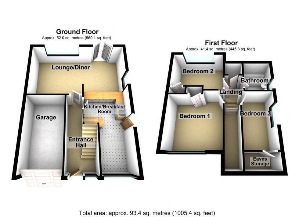 Floorplan for Shelley Road, Wellingborough