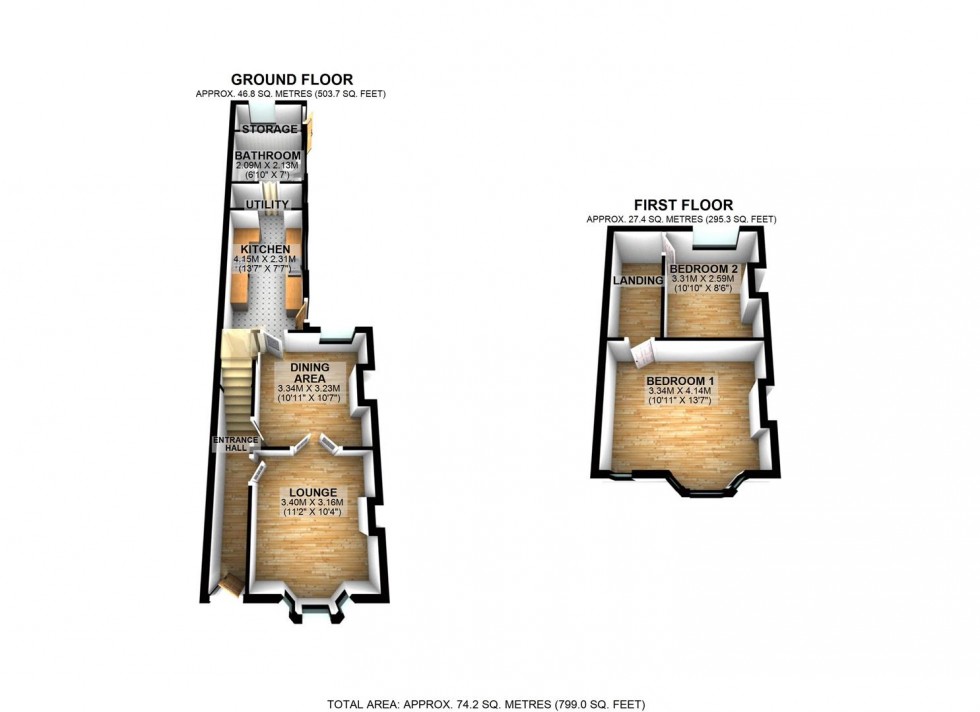 Floorplan for Knox Road, Wellingborough